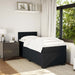 Pat box spring cu saltea, negru, 90x190 cm, catifea - WALTI WALTI