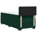 Pat box spring cu saltea, verde închis, 90x190 cm, catifea - WALTI WALTI