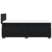 Pat box spring cu saltea, negru, 90x190 cm, catifea - WALTI WALTI