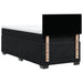 Pat box spring cu saltea, negru, 90x190 cm, catifea - WALTI WALTI