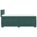 Pat box spring cu saltea, verde închis, 90x200 cm, catifea - WALTI WALTI