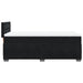 Pat box spring cu saltea, negru, 90x200 cm, catifea - WALTI WALTI