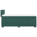 Pat box spring cu saltea, verde închis, 90x200 cm, catifea - WALTI WALTI