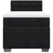 Pat box spring cu saltea, negru, 90x200 cm, catifea - WALTI WALTI