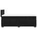Pat box spring cu saltea, negru, 100x200 cm, catifea - WALTI WALTI