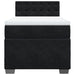 Pat box spring cu saltea, negru, 100x200 cm, catifea - WALTI WALTI