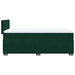 Pat box spring cu saltea, verde închis, 100x200 cm, catifea - WALTI WALTI