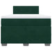 Pat box spring cu saltea, verde închis, 120x190 cm, catifea - WALTI WALTI