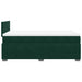 Pat box spring cu saltea, verde închis, 120x190 cm, catifea - WALTI WALTI