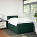 Pat box spring cu saltea, verde închis, 120x190 cm, catifea - WALTI WALTI