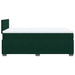Pat box spring cu saltea, verde închis, 120x190 cm, catifea - WALTI WALTI