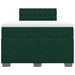 Pat box spring cu saltea, verde închis, 120x190 cm, catifea - WALTI WALTI