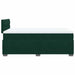 Pat box spring cu saltea, verde închis, 120x190 cm, catifea - WALTI WALTI