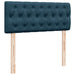 Pat box spring cu saltea, albastru închis, 120x190 cm, catifea - WALTI WALTI