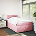 Pat box spring cu saltea, negru, 120x190 cm, catifea - WALTI WALTI