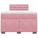 Pat box spring cu saltea, negru, 120x190 cm, catifea - WALTI WALTI