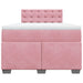 Pat box spring cu saltea, negru, 120x190 cm, catifea - WALTI WALTI