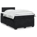 Pat box spring cu saltea, negru, 120x200 cm, catifea - WALTI WALTI