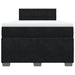 Pat box spring cu saltea, negru, 120x200 cm, catifea - WALTI WALTI