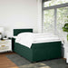 Pat box spring cu saltea, verde închis, 120x200 cm, catifea - WALTI WALTI