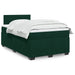 Pat box spring cu saltea, verde închis, 120x200 cm, catifea - WALTI WALTI