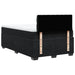 Pat box spring cu saltea, negru, 120x200 cm, catifea - WALTI WALTI