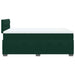 Pat box spring cu saltea, verde închis, 120x200 cm, catifea - WALTI WALTI