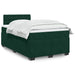 Pat box spring cu saltea, verde închis, 120x200 cm, catifea - WALTI WALTI