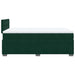 Pat box spring cu saltea, verde închis, 120x200 cm, catifea - WALTI WALTI
