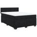 Pat box spring cu saltea, negru, 140x190 cm, catifea - WALTI WALTI
