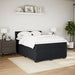 Pat box spring cu saltea, negru, 140x190 cm, catifea - WALTI WALTI