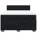 Pat box spring cu saltea, negru, 140x190 cm, catifea - WALTI WALTI