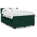 Pat box spring cu saltea, verde închis, 140x190 cm, catifea - WALTI WALTI