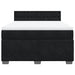 Pat box spring cu saltea, negru, 140x190 cm, catifea - WALTI WALTI
