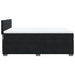 Pat box spring cu saltea, negru, 140x200 cm, catifea - WALTI WALTI
