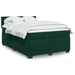Pat box spring cu saltea, verde închis, 140x200 cm, catifea - WALTI WALTI