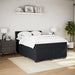 Pat box spring cu saltea, negru, 140x200 cm, catifea - WALTI WALTI