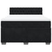 Pat box spring cu saltea, negru, 140x200 cm, catifea - WALTI WALTI