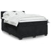 Pat box spring cu saltea, negru, 140x200 cm, catifea - WALTI WALTI