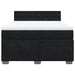 Pat box spring cu saltea, negru, 140x200 cm, catifea - WALTI WALTI