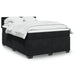 Pat box spring cu saltea, negru, 140x200 cm, catifea - WALTI WALTI