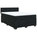Pat box spring cu saltea, negru, 160x200 cm, catifea - WALTI WALTI