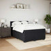 Pat box spring cu saltea, negru, 160x200 cm, catifea - WALTI WALTI