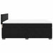 Pat box spring cu saltea, negru, 160x200 cm, catifea - WALTI WALTI