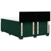 Pat box spring cu saltea, verde închis, 160x200 cm, catifea - WALTI WALTI