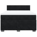 Pat box spring cu saltea, negru, 160x200 cm, catifea - WALTI WALTI