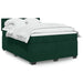 Pat box spring cu saltea, verde închis, 160x200 cm, catifea - WALTI WALTI