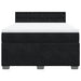 Pat box spring cu saltea, negru, 160x200 cm, catifea - WALTI WALTI