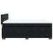 Pat box spring cu saltea, negru, 160x200 cm, catifea - WALTI WALTI