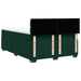Pat box spring cu saltea, verde închis, 160x200 cm, catifea - WALTI WALTI
